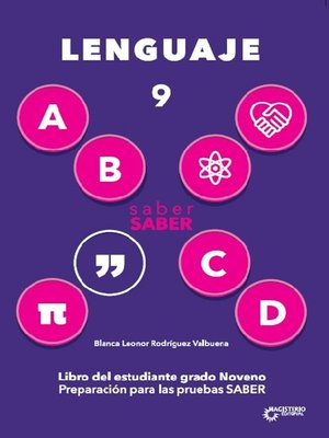 cover image of saber SABER Lenguaje 9. Libro del estudiante grado 9